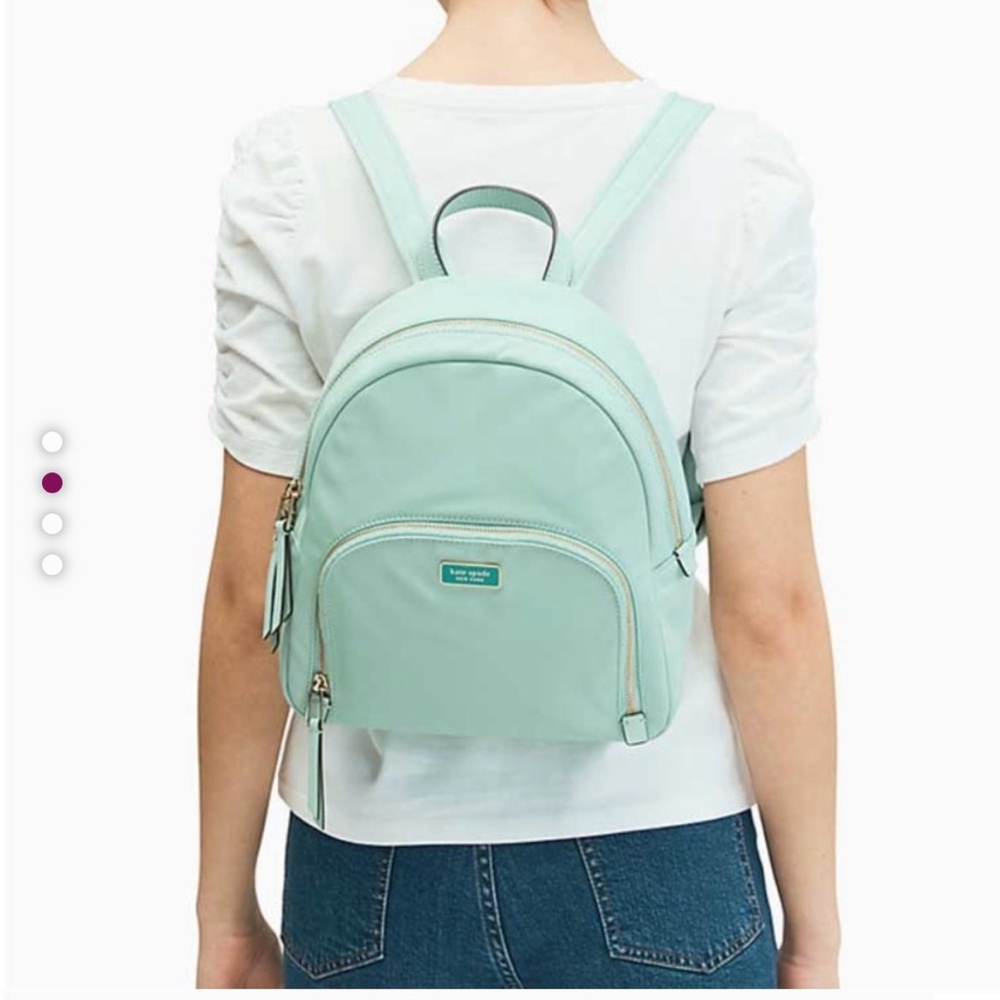 KATE SPADE Dawn Medium Nylon Backpack
Mint Green - Picture 2 of 6